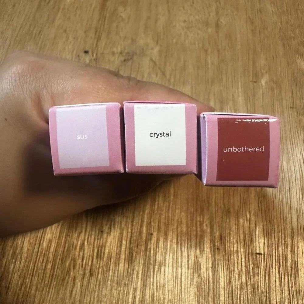 Dragun Beauty DragunGlass Gloss Lip Gloss Trio Sus Crystal Unbothered Full Size